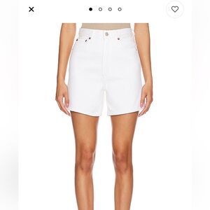 Agolde High Rise Stella Long Short, 5” inseam, size 26 Fortune Cookie